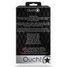 Ouch! Bijou anal Heart Gem L 8 x 4cm Noir-Violet